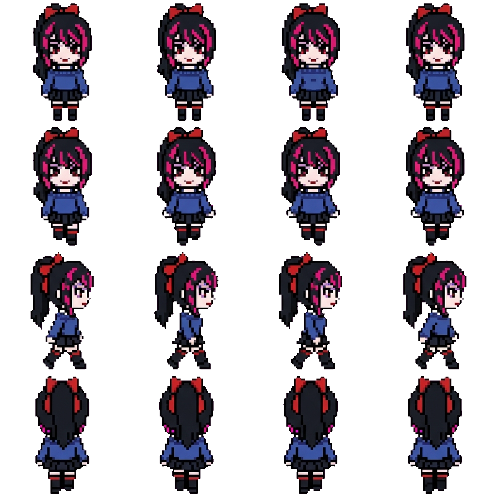 Nina The Killer movement sprite