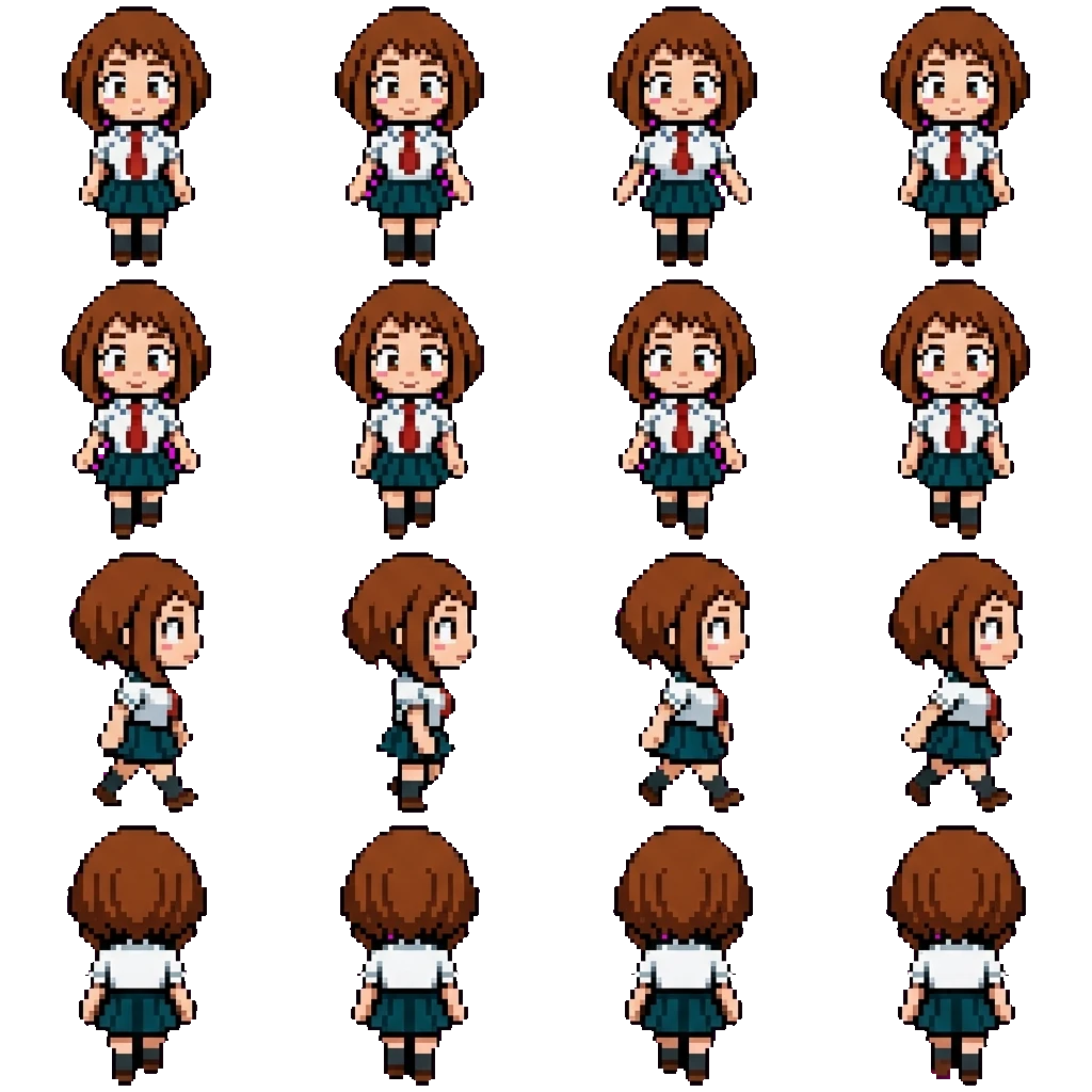 Uraraka movement sprite