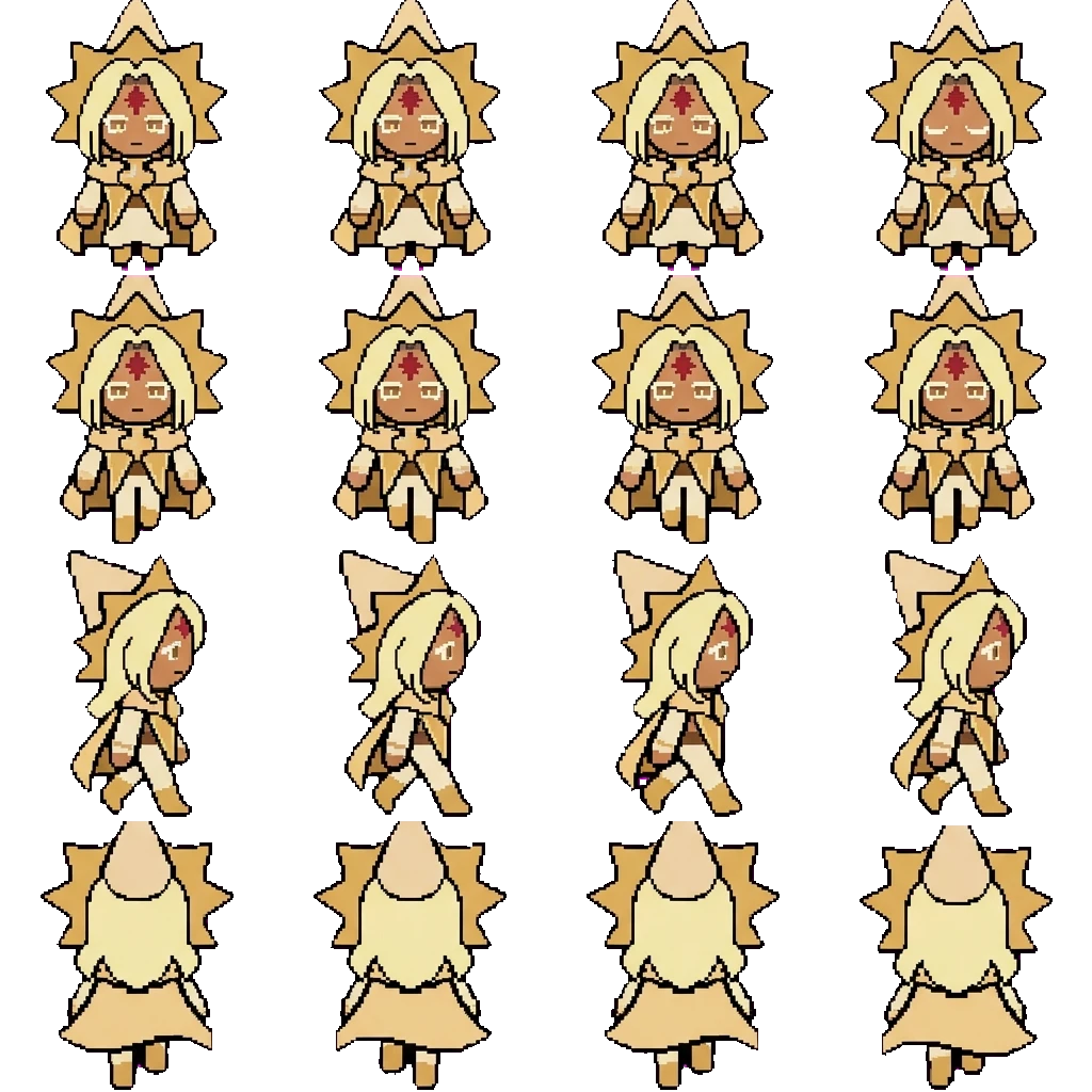 Pure vanilla movement sprite