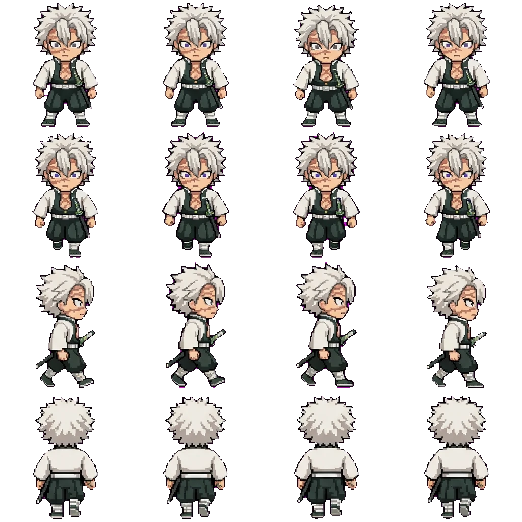 Sanemi Shinazugawa movement sprite