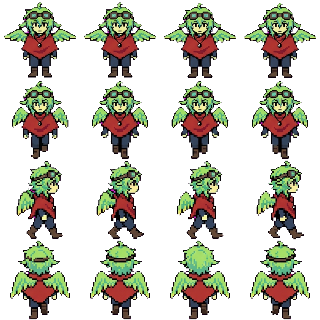 ParrotX2 movement sprite