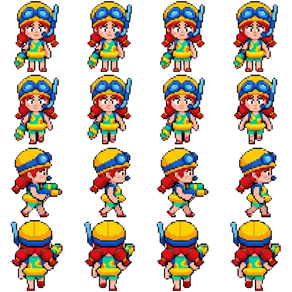 Jessie movement sprite