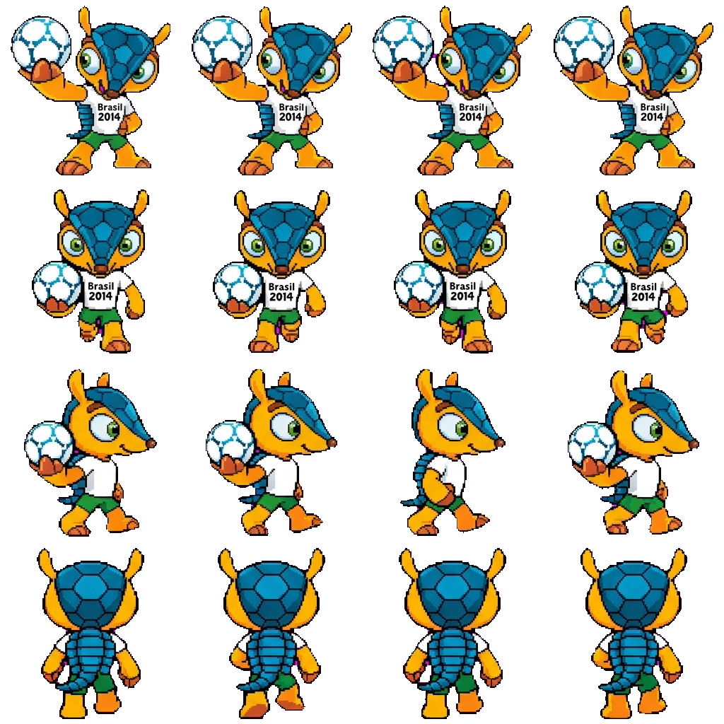 Fuleco movement sprite