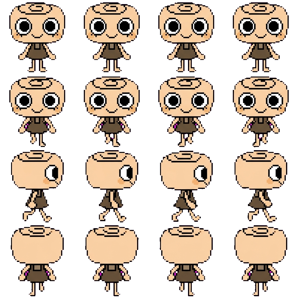 Shelly movement sprite