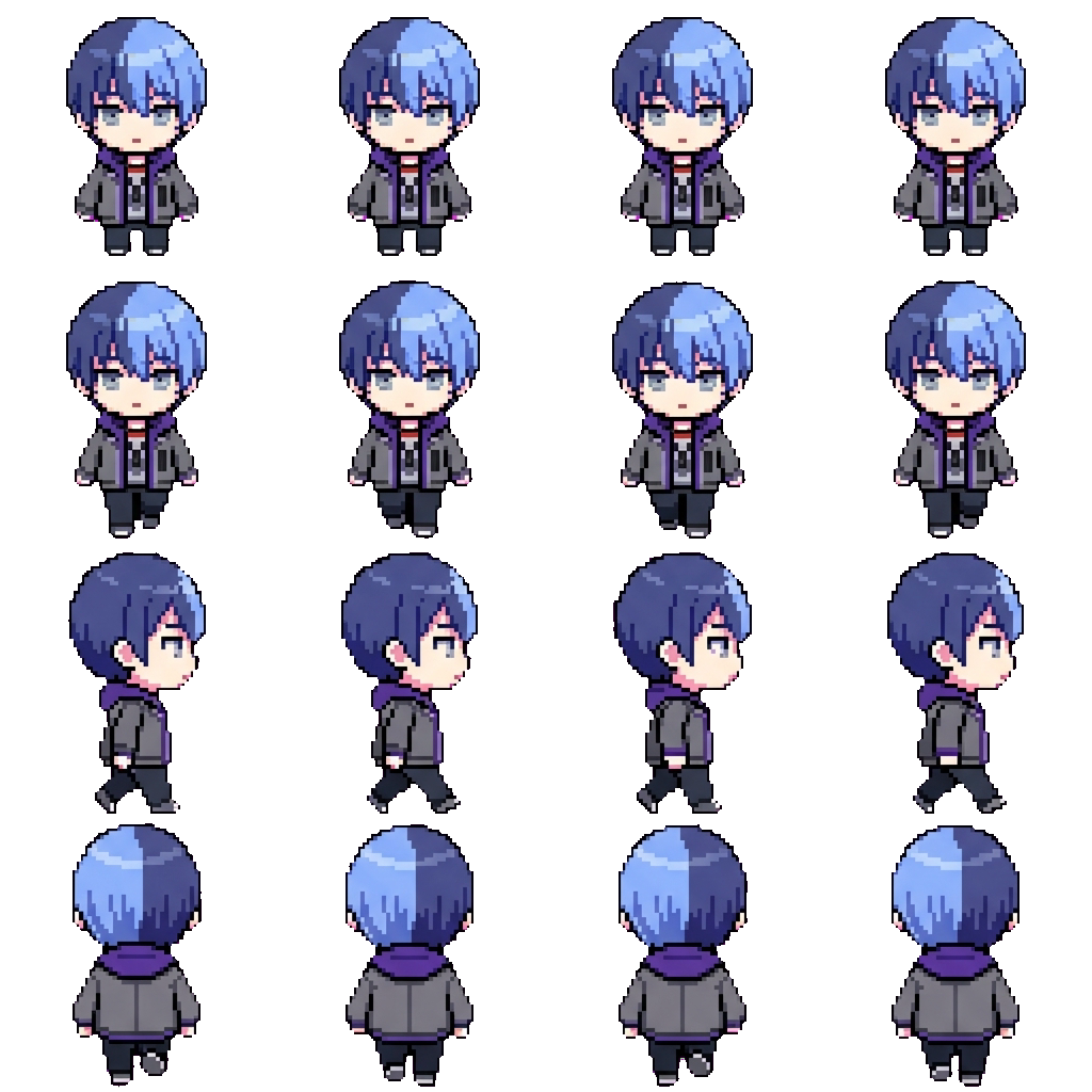 Toya movement sprite