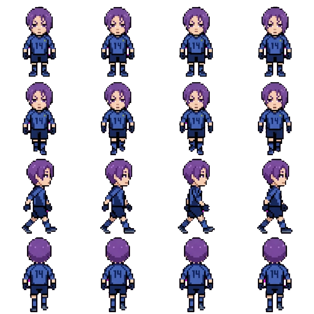 Рео Микагэ movement sprite