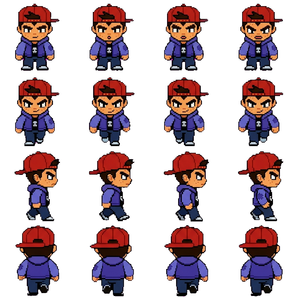 Pete movement sprite