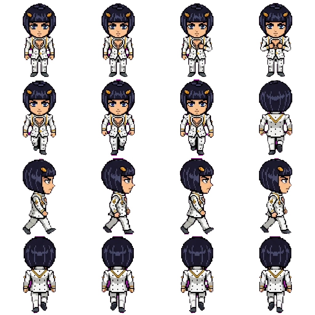 Bruno Bucciarati movement sprite