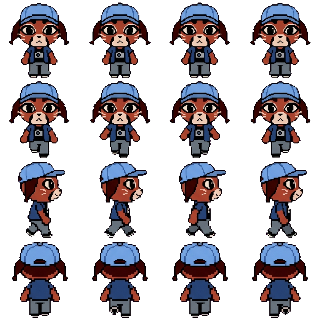 Lisbeth movement sprite