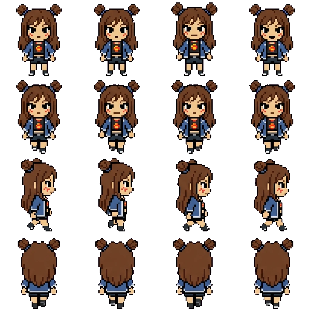 Miya movement sprite