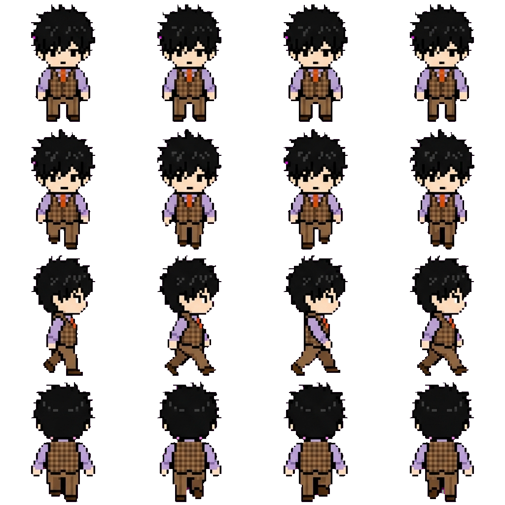 Ron Kamonohashi movement sprite