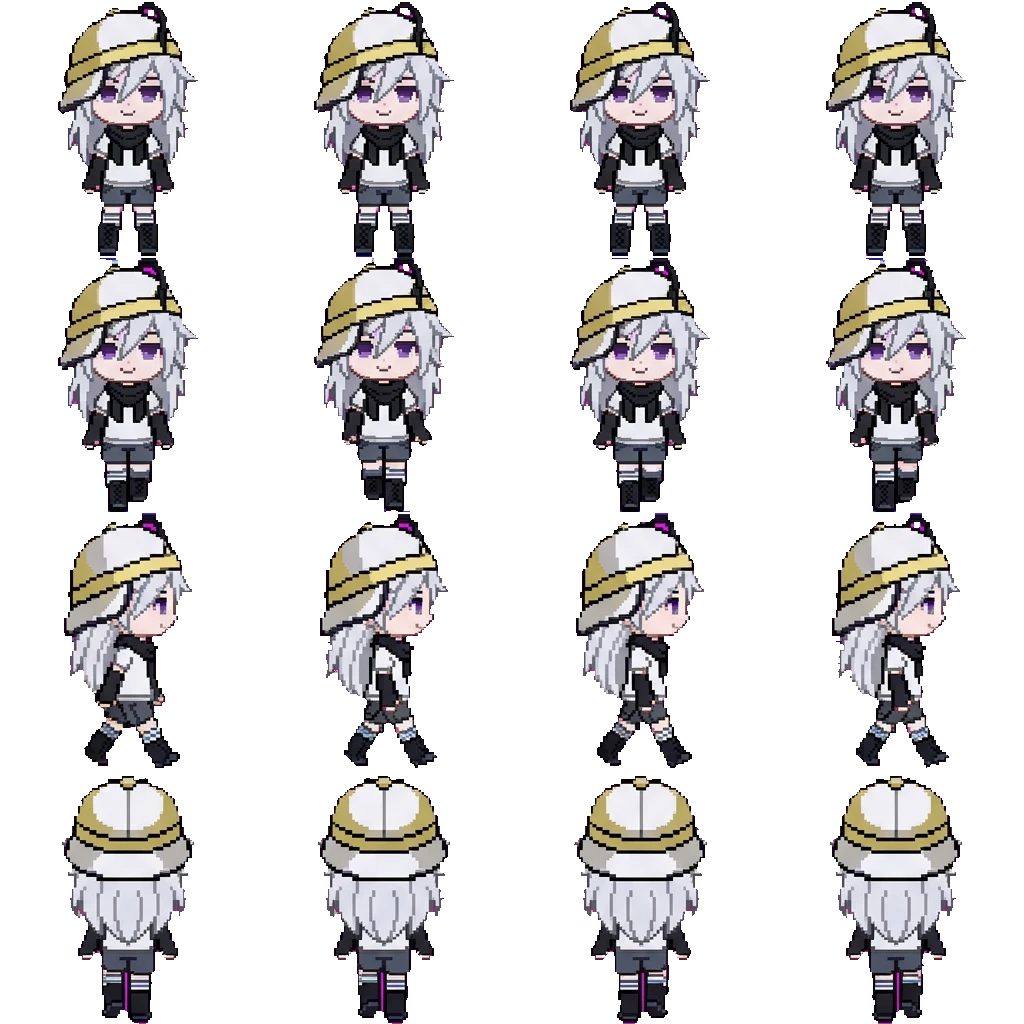 Xavren movement sprite