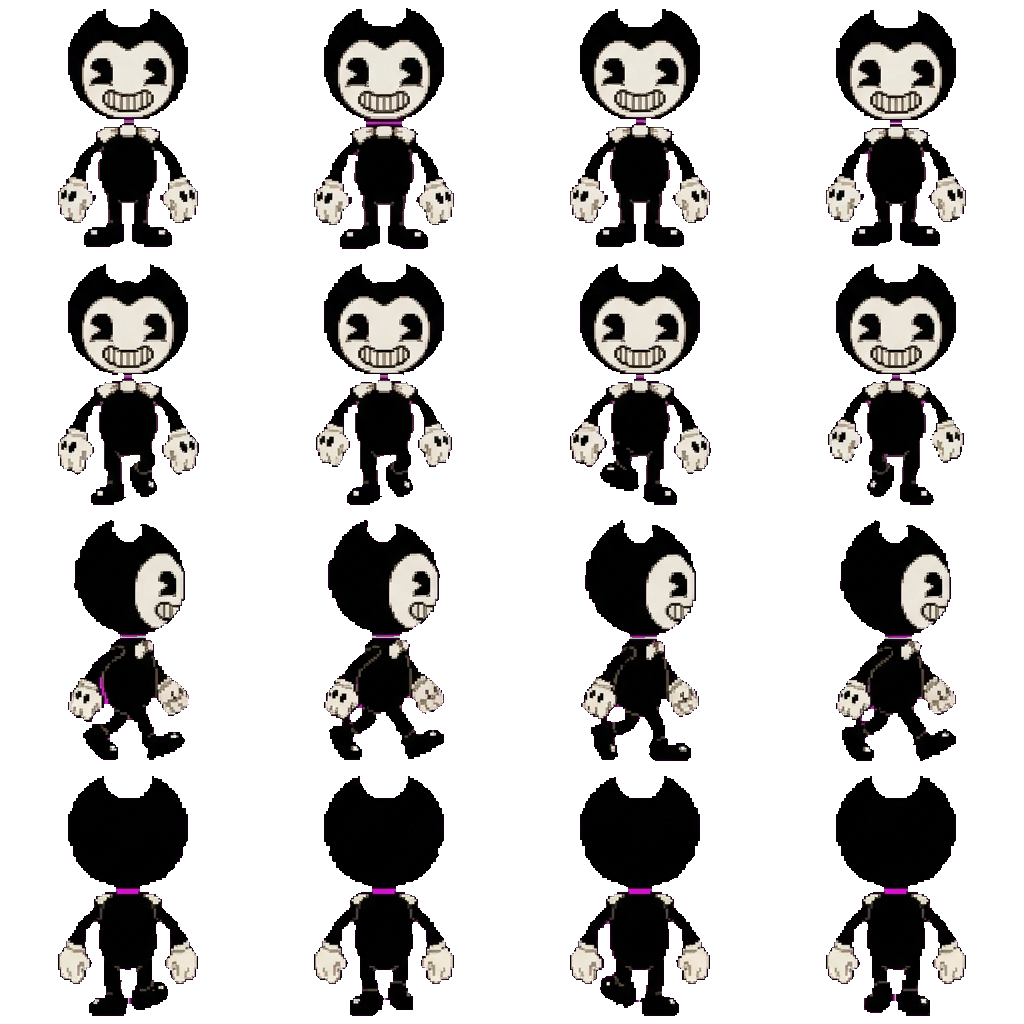 Bendy movement sprite