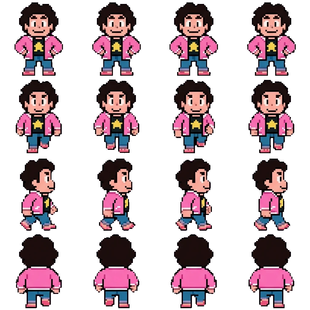 Steven movement sprite