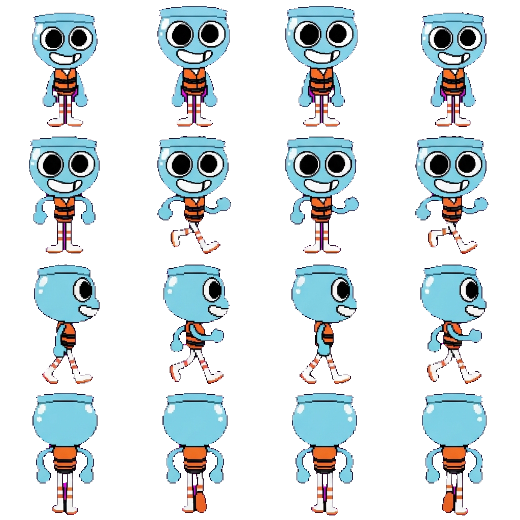 Finn movement sprite