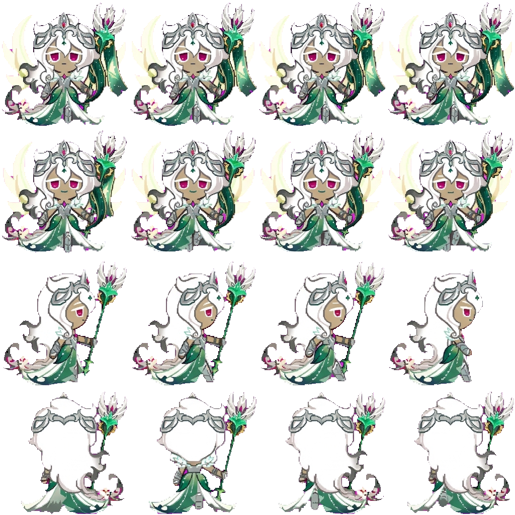 White lily movement sprite