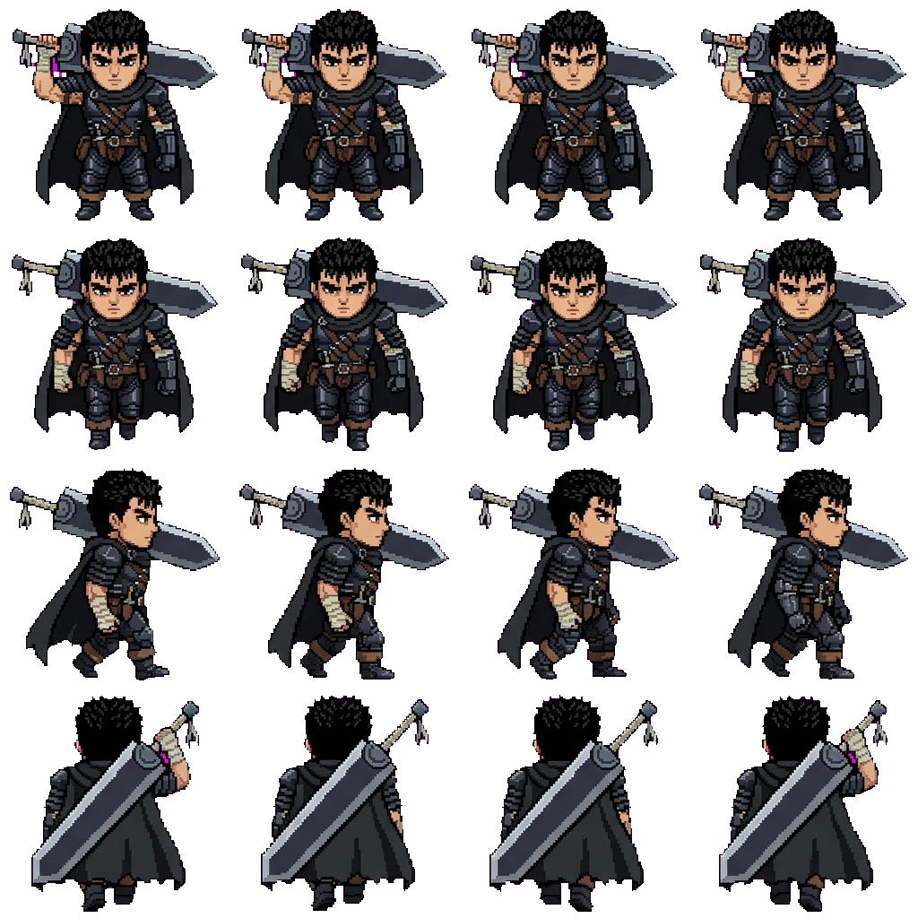 Гатс movement sprite