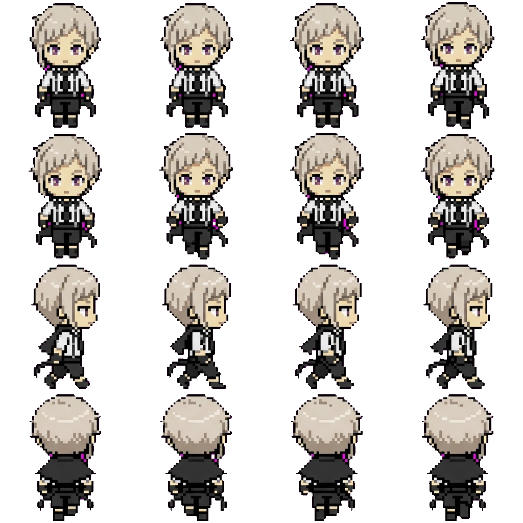 Ацуши Накадзима movement sprite