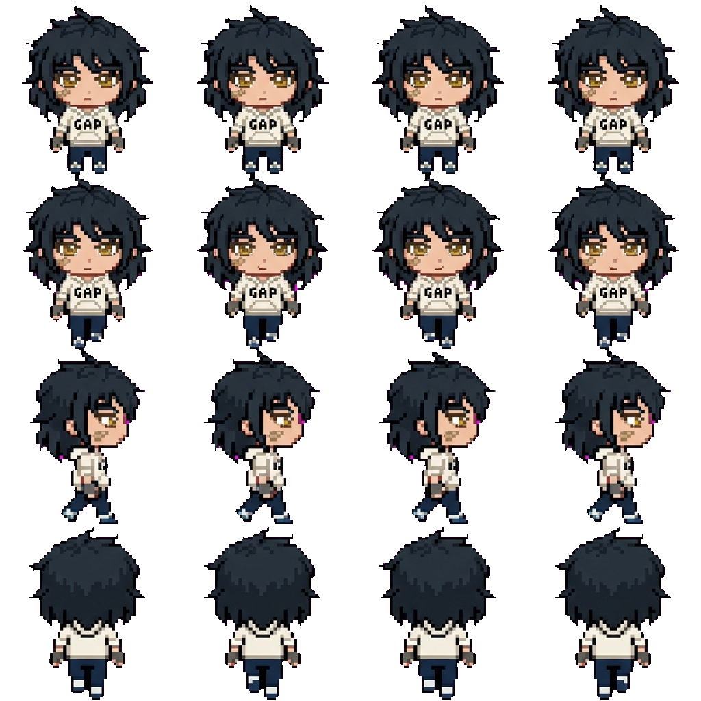 Ken Wakashimazu movement sprite