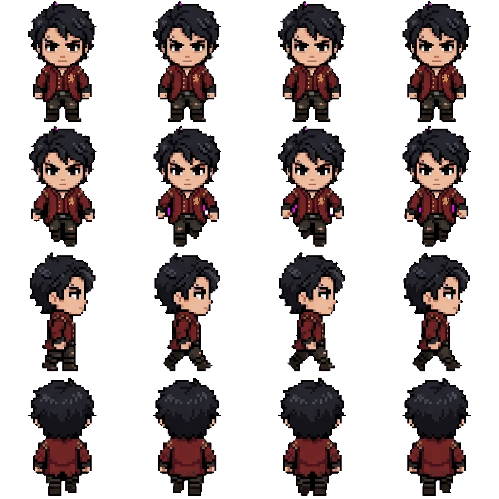 Evan movement sprite