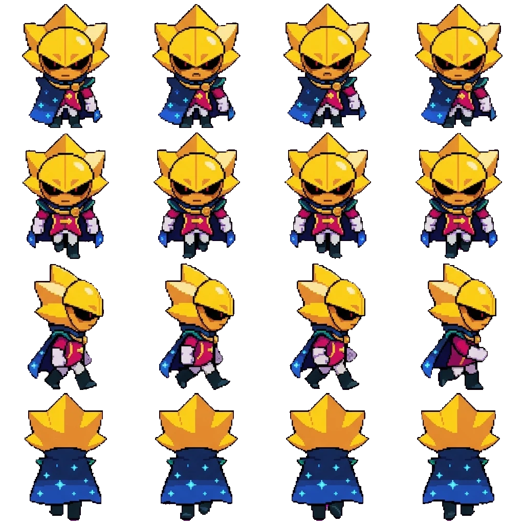 Sirius movement sprite