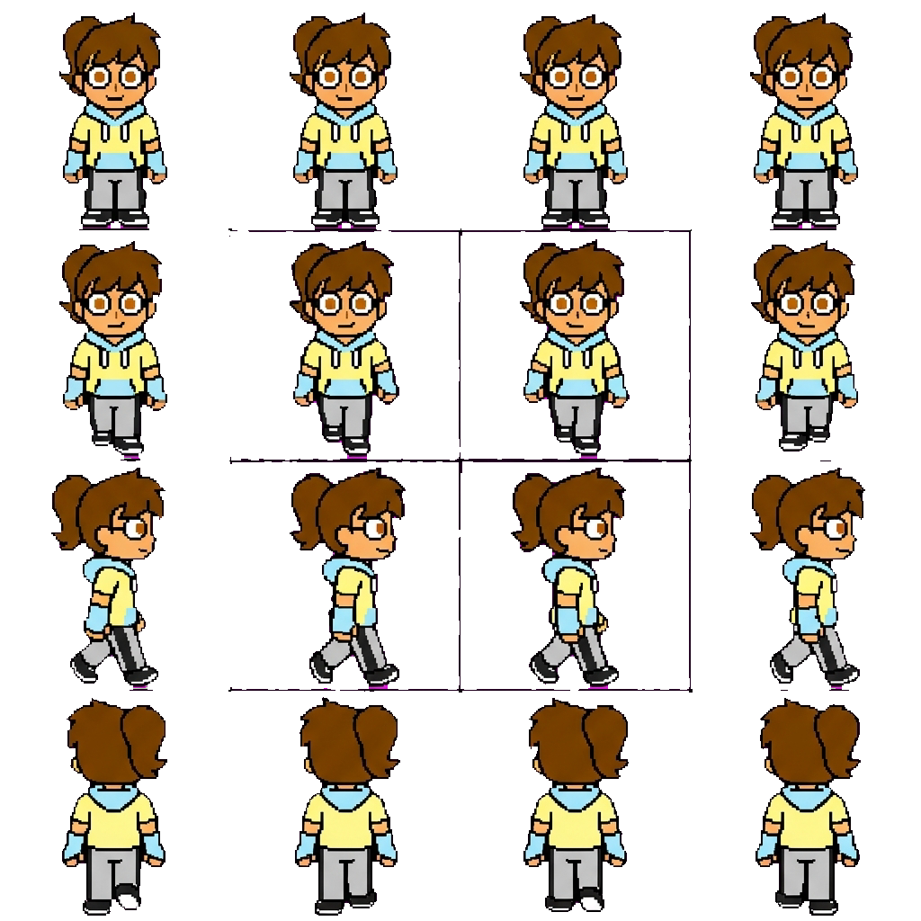 Brownie movement sprite