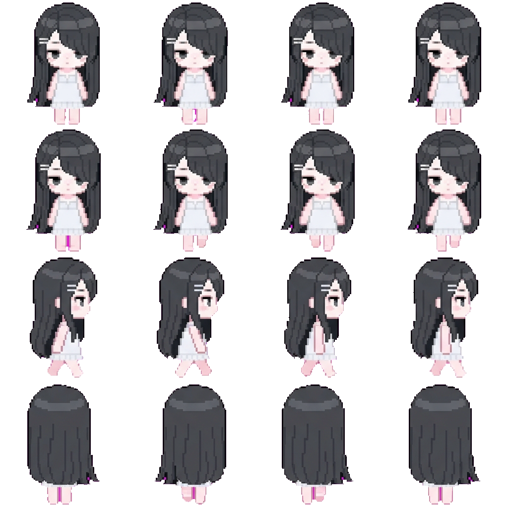 อาซาฮิ มิโอะ movement sprite
