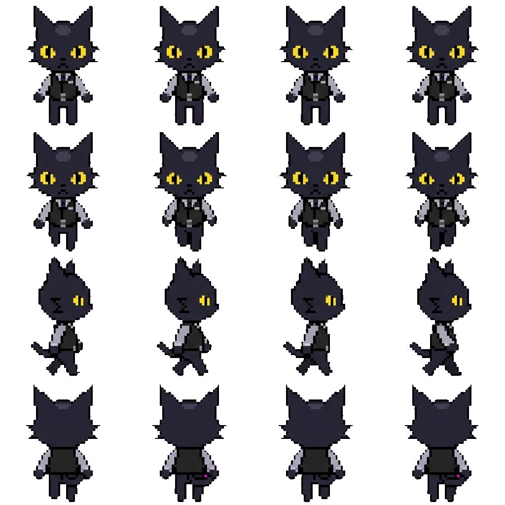 Secret agent movement sprite