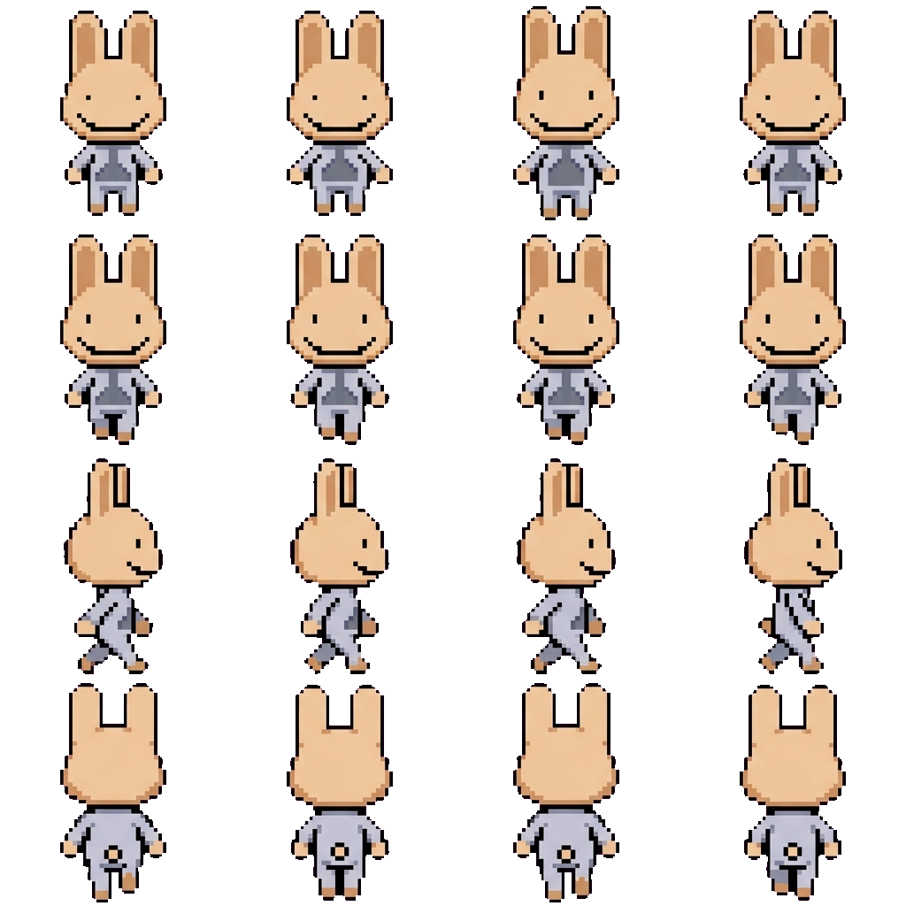Intern movement sprite
