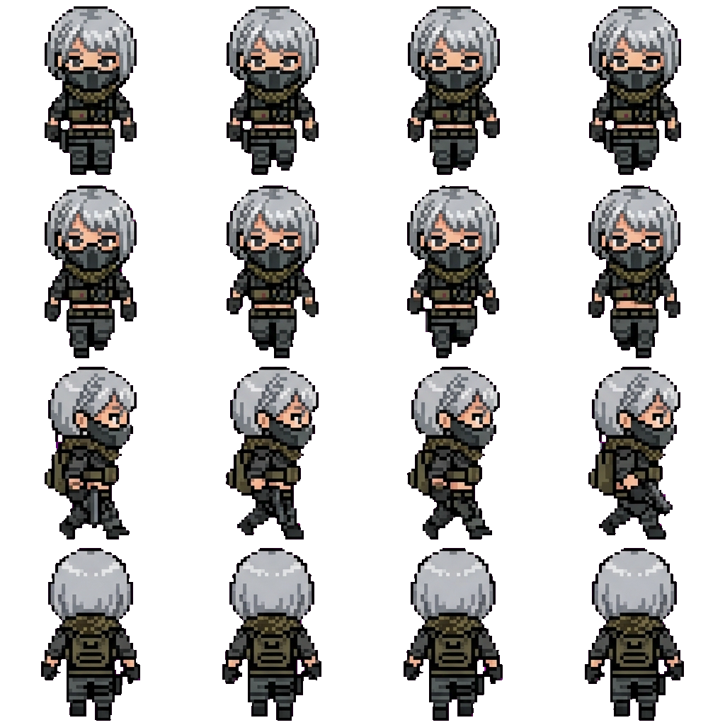 Hackclaw movement sprite