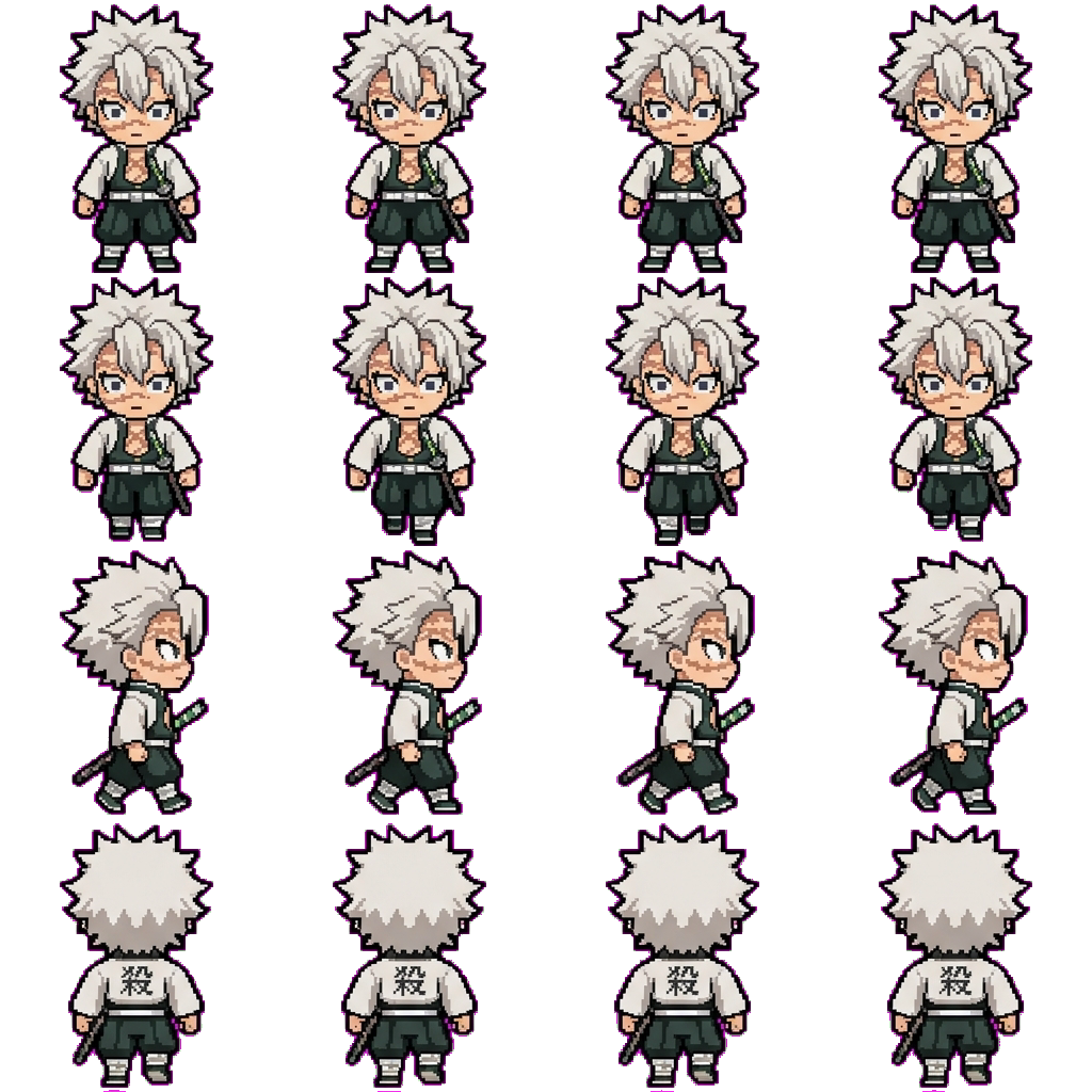 Sanemi Shinazugawa movement sprite