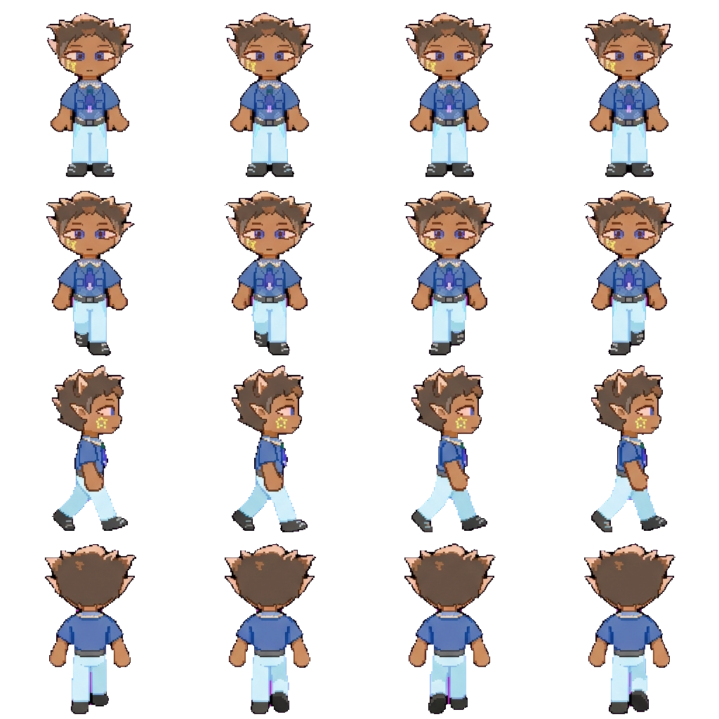 Azqi movement sprite