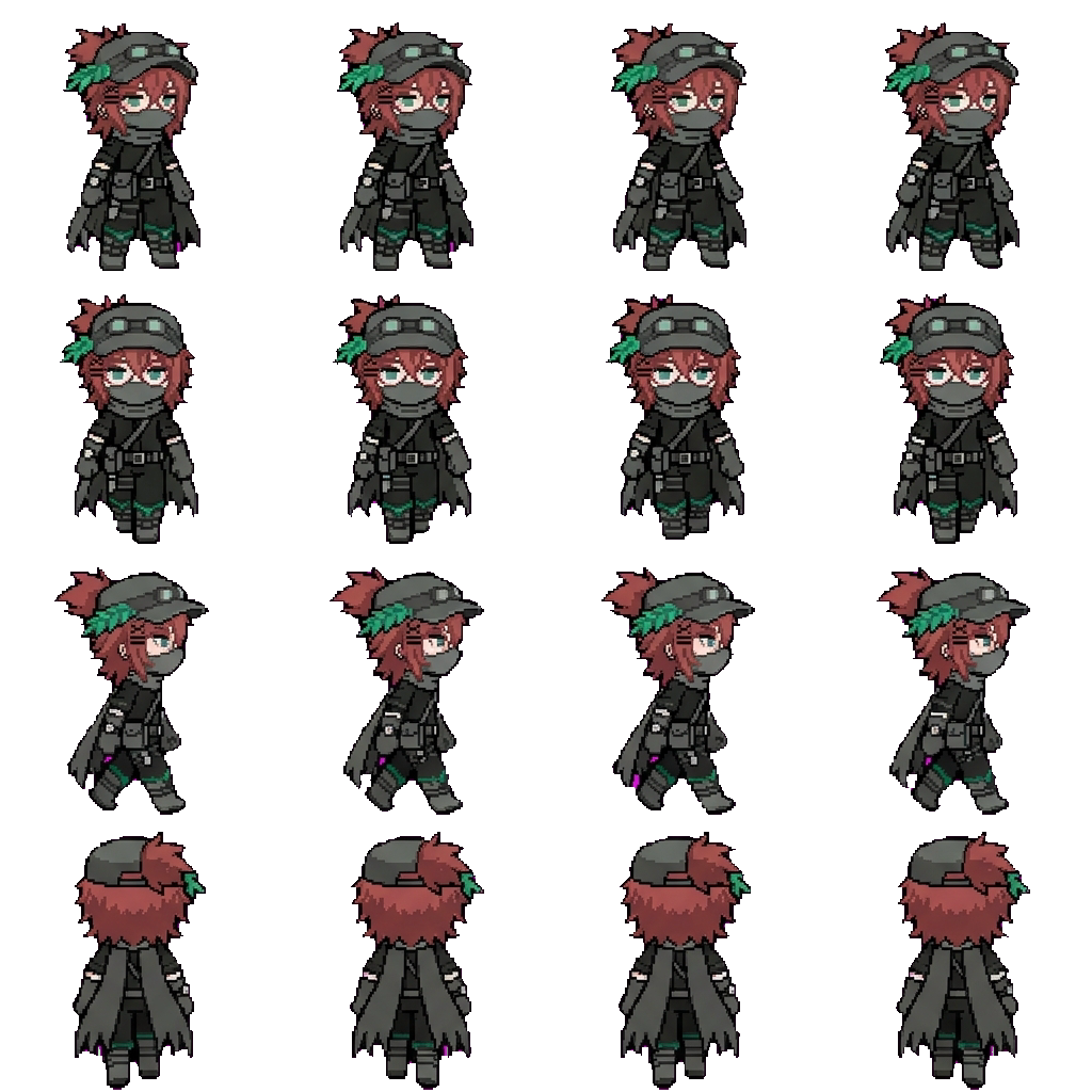 Zero movement sprite