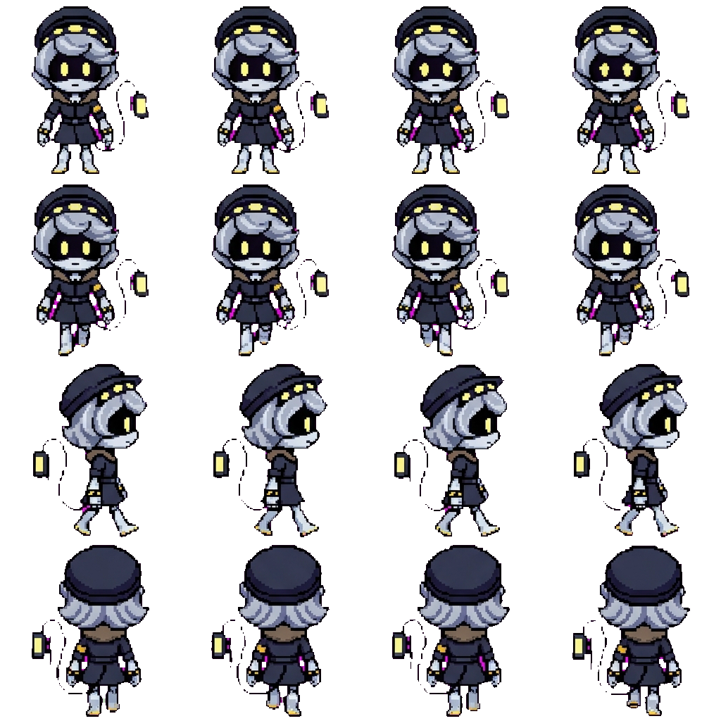 N movement sprite