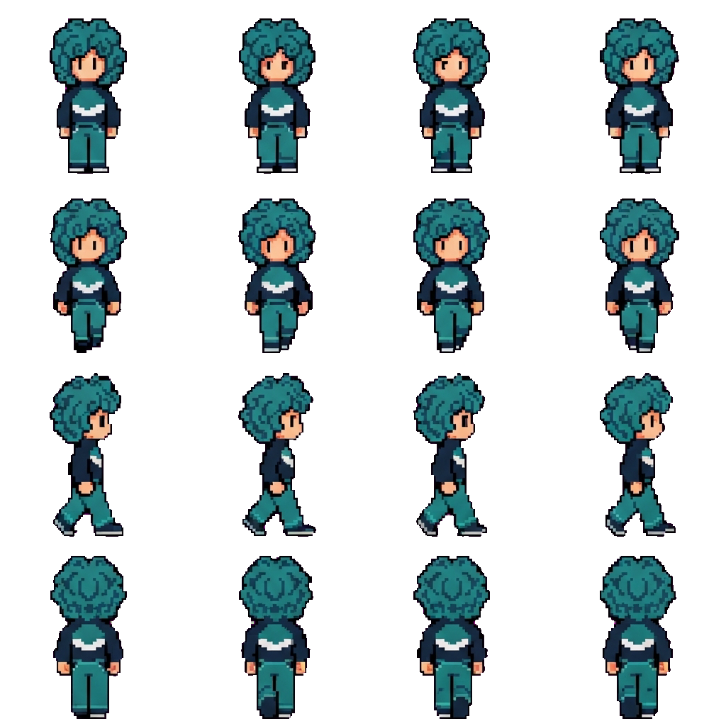 Tobe movement sprite