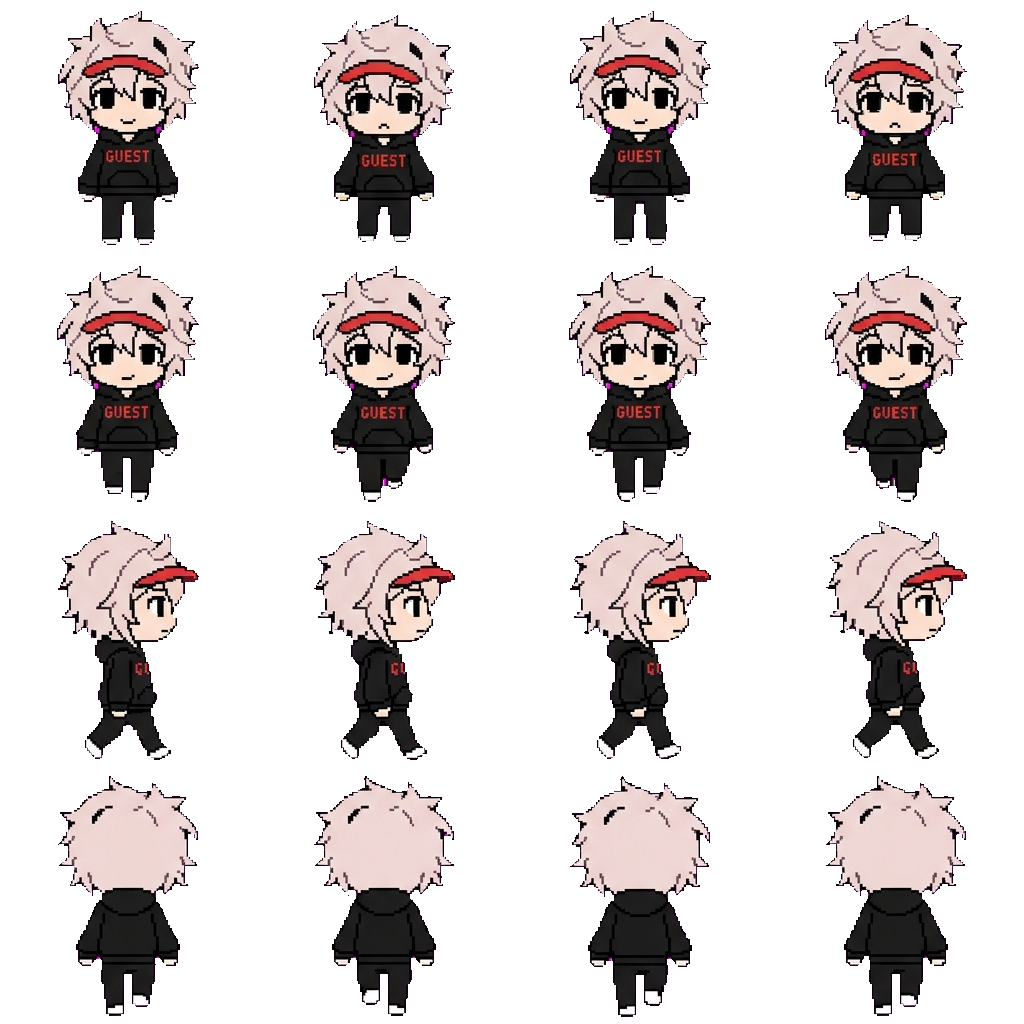 Guest movement sprite