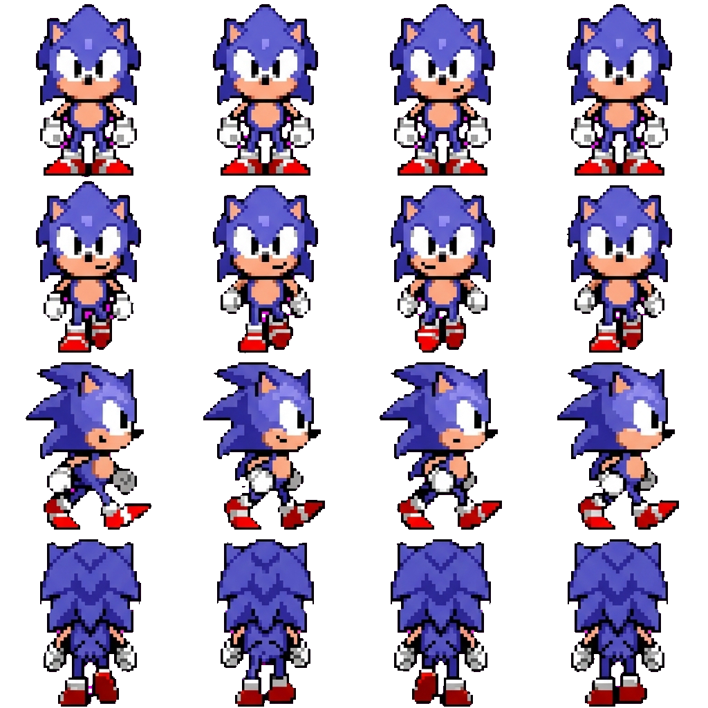 Sonic movement sprite