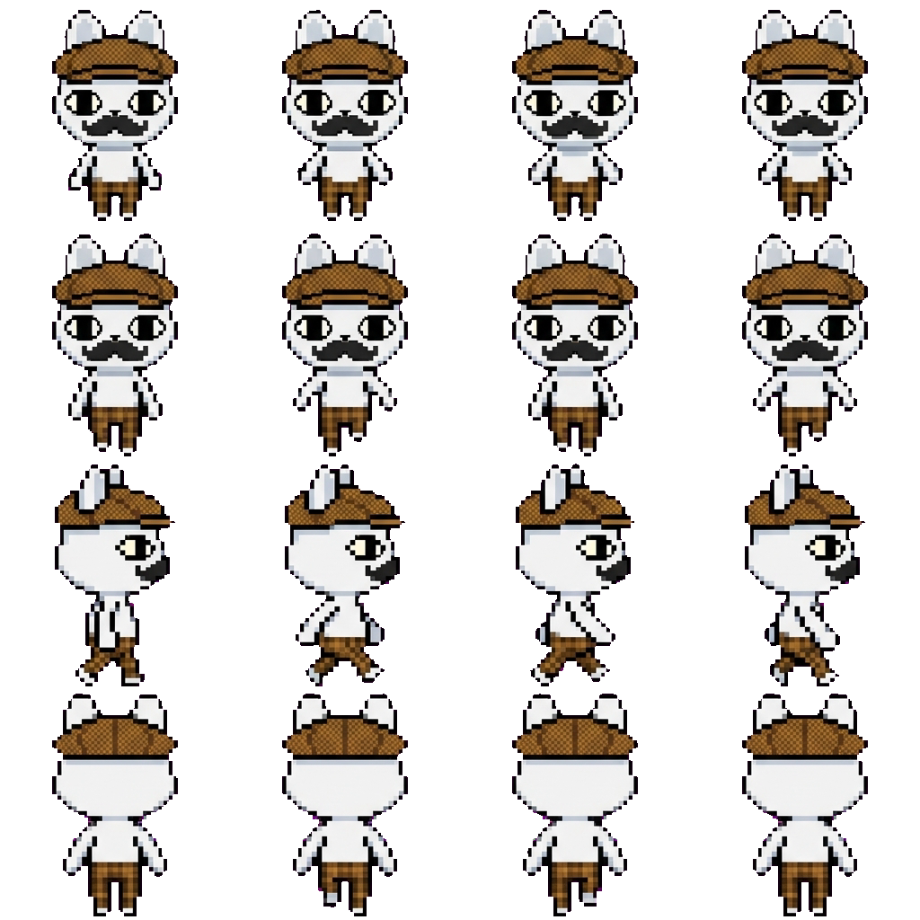 Barney movement sprite
