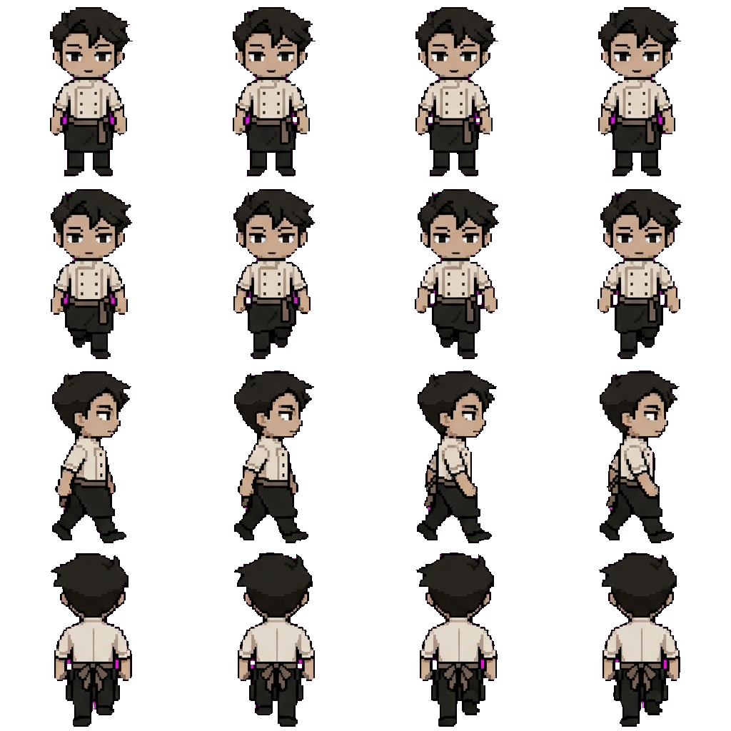 Vincent movement sprite