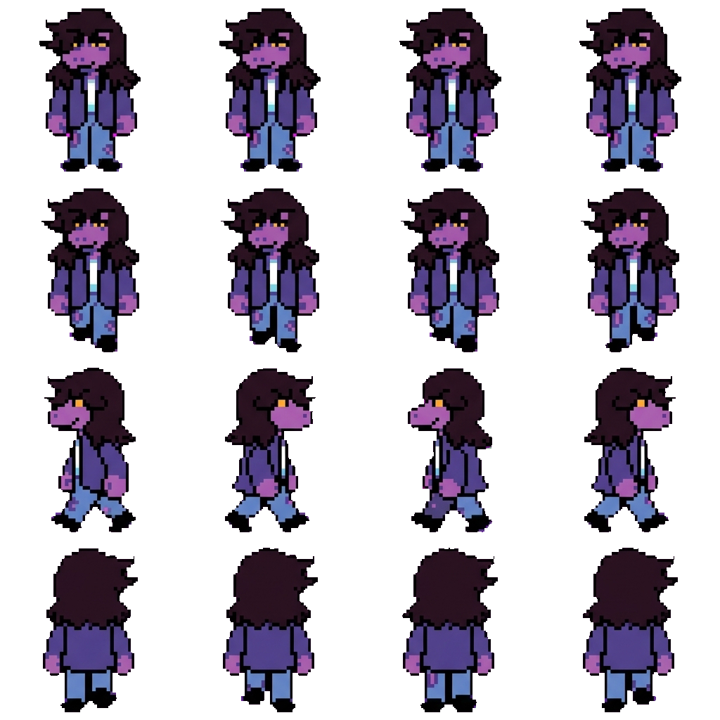 Susie movement sprite