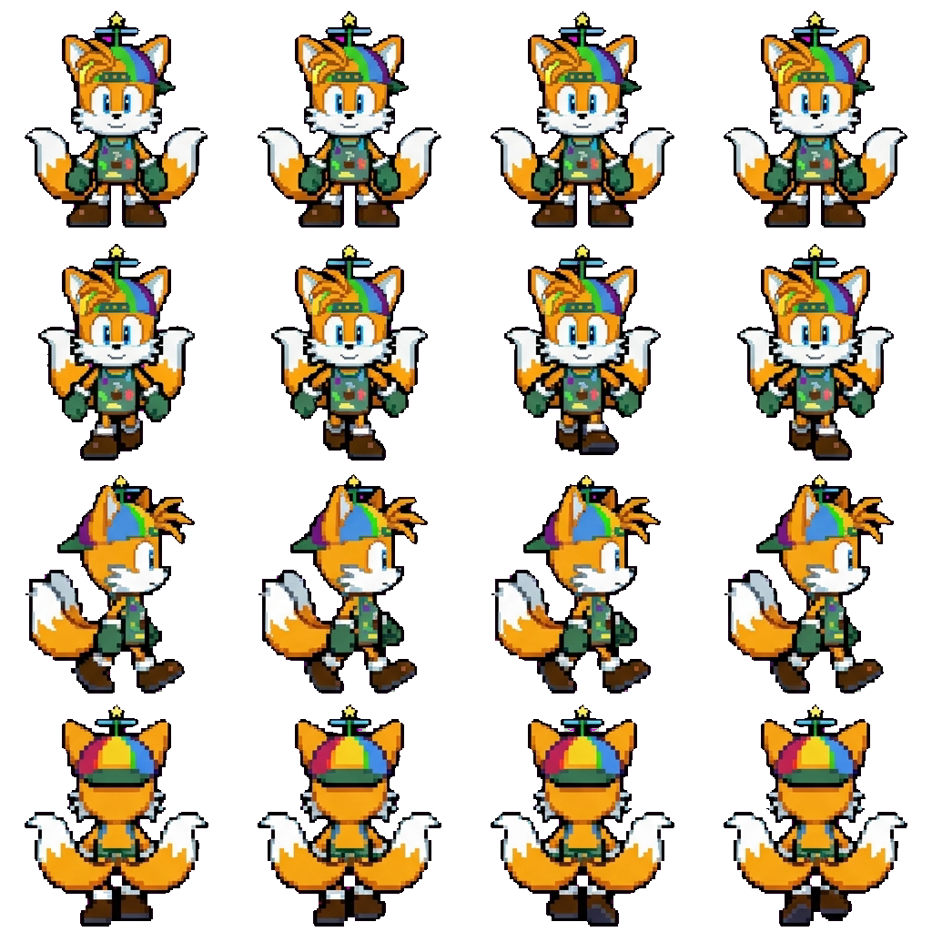 Tails movement sprite