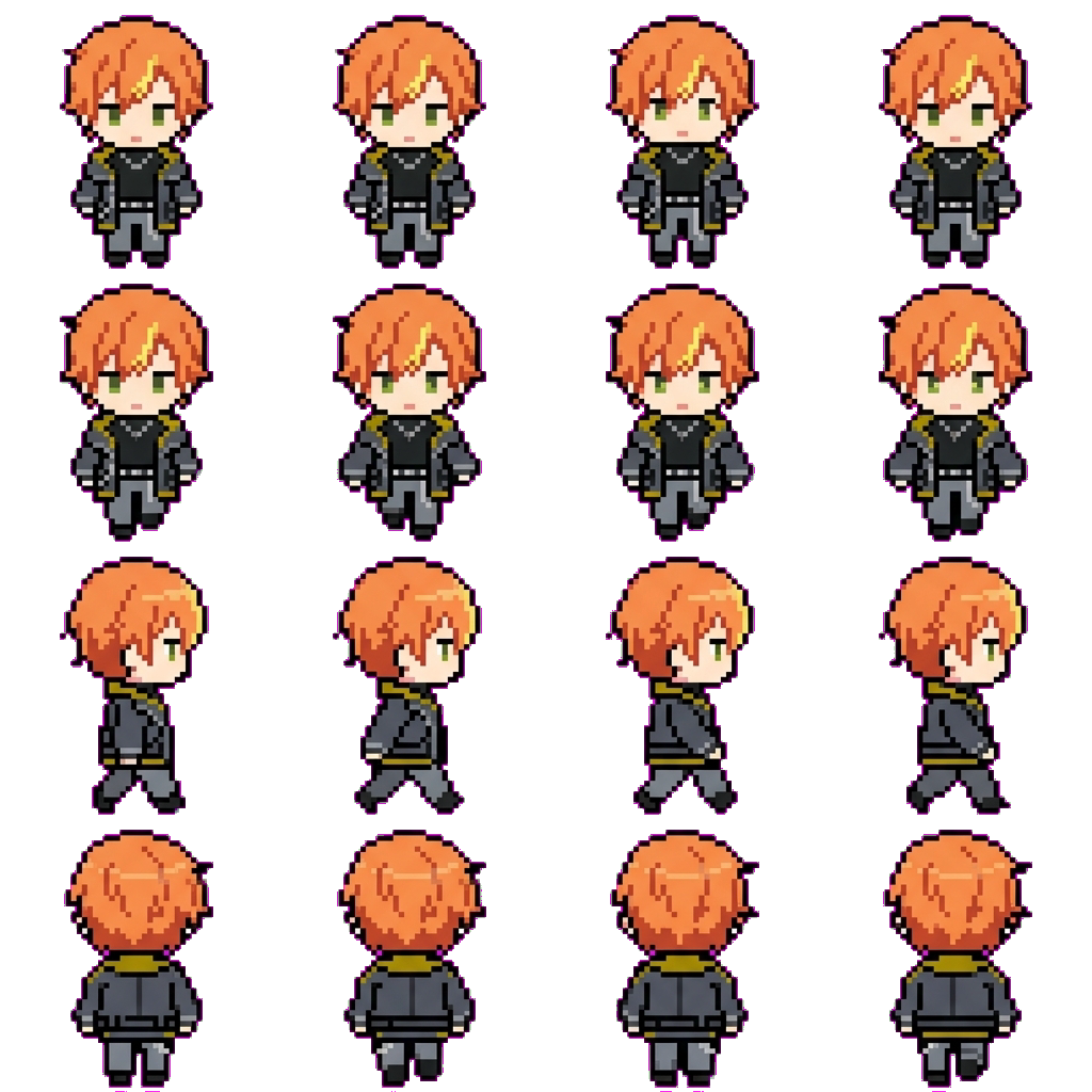 Акито movement sprite