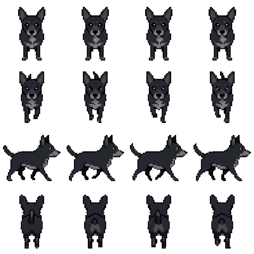 Dexter movement sprite