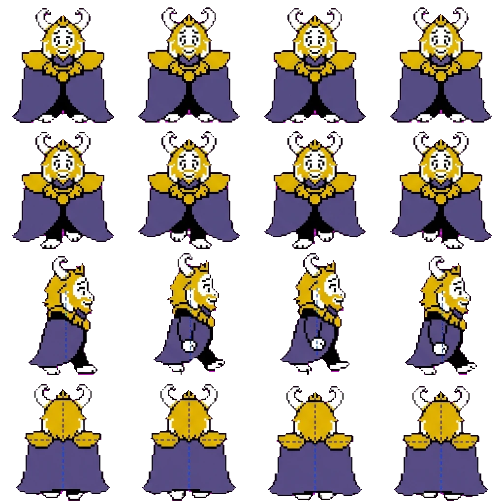 Asgore movement sprite