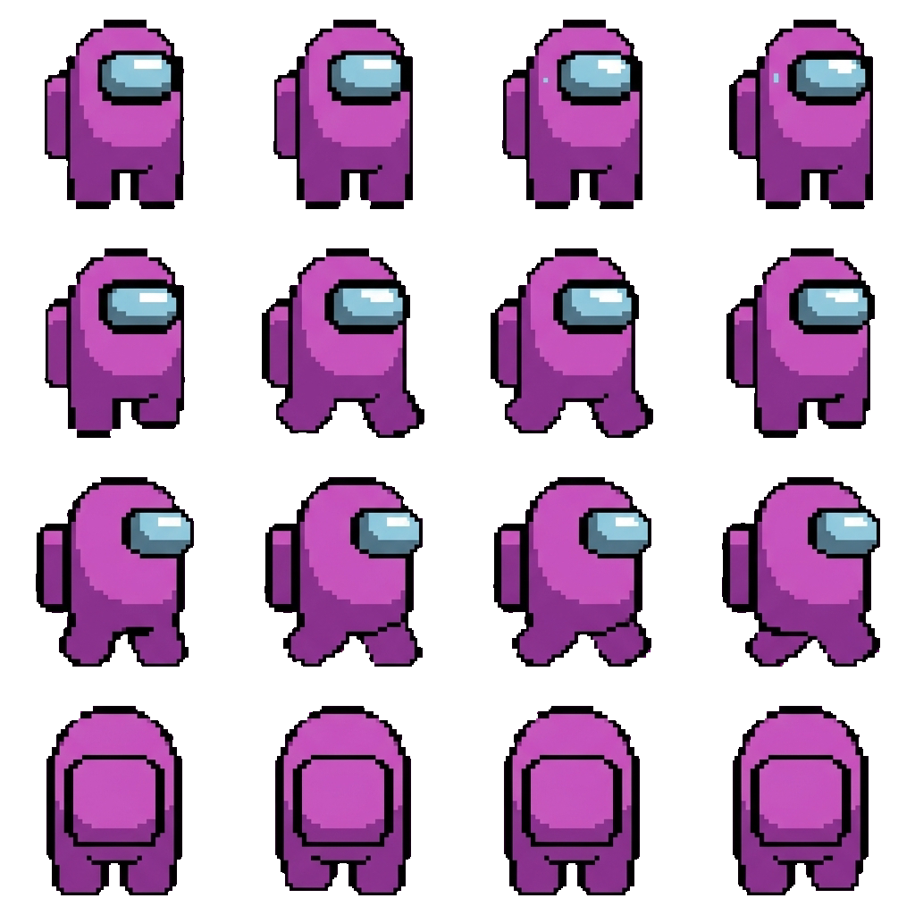 الورديه movement sprite
