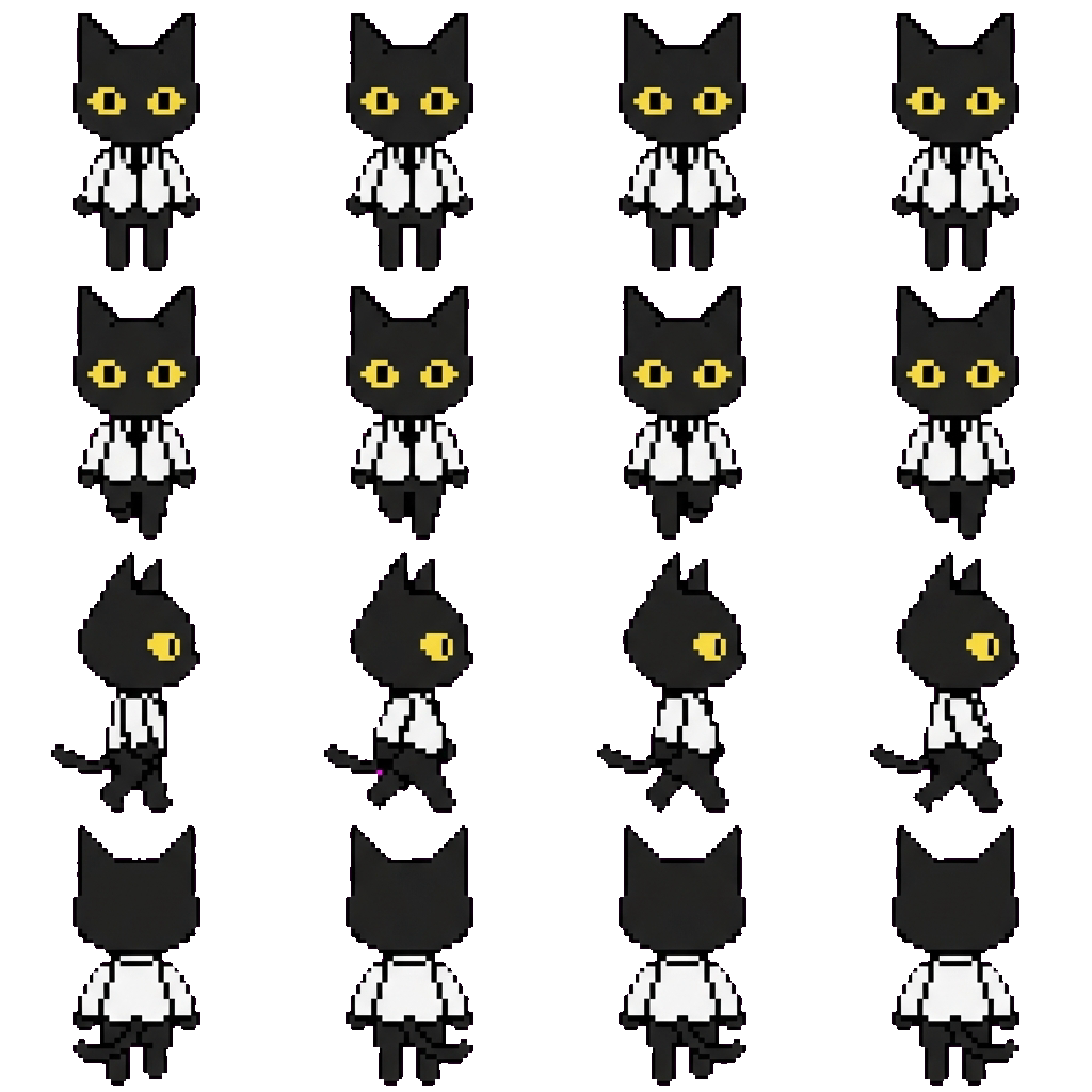 Secret agent movement sprite