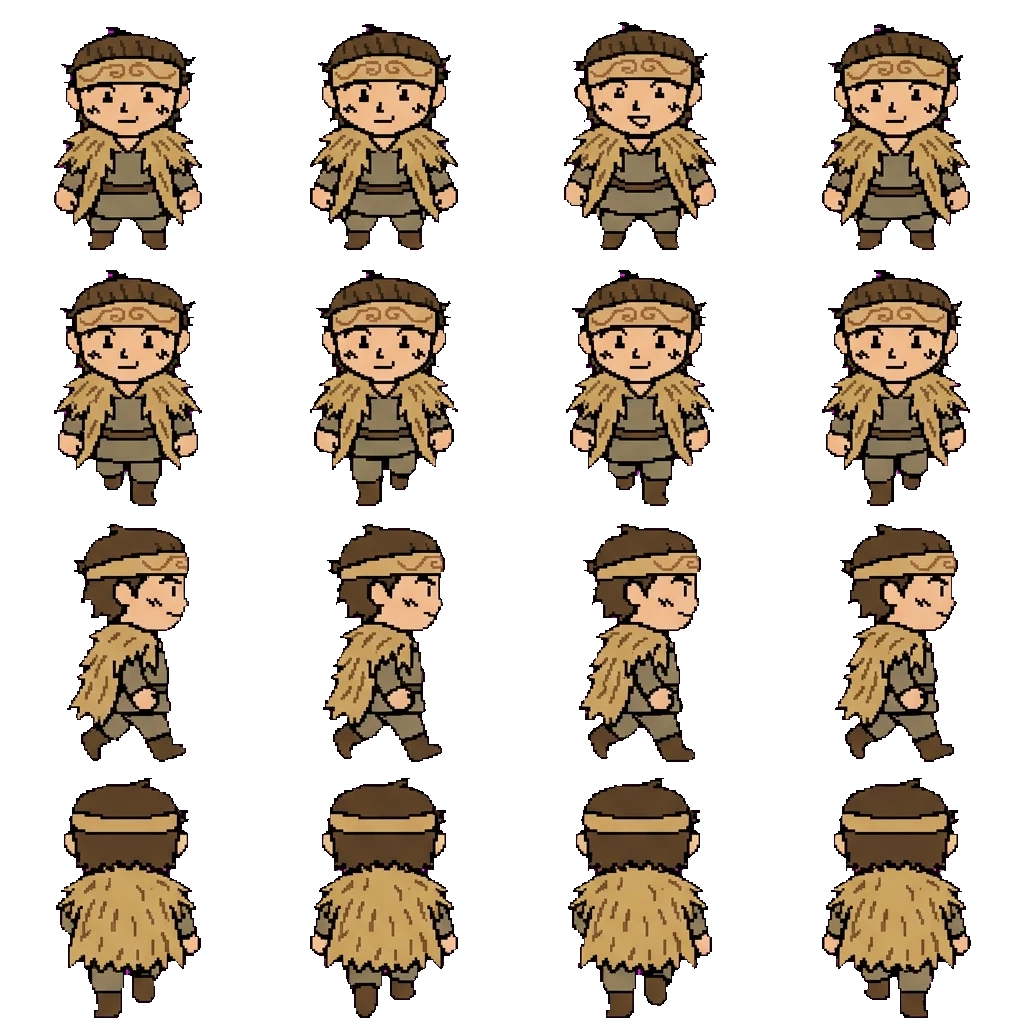 Haruki movement sprite