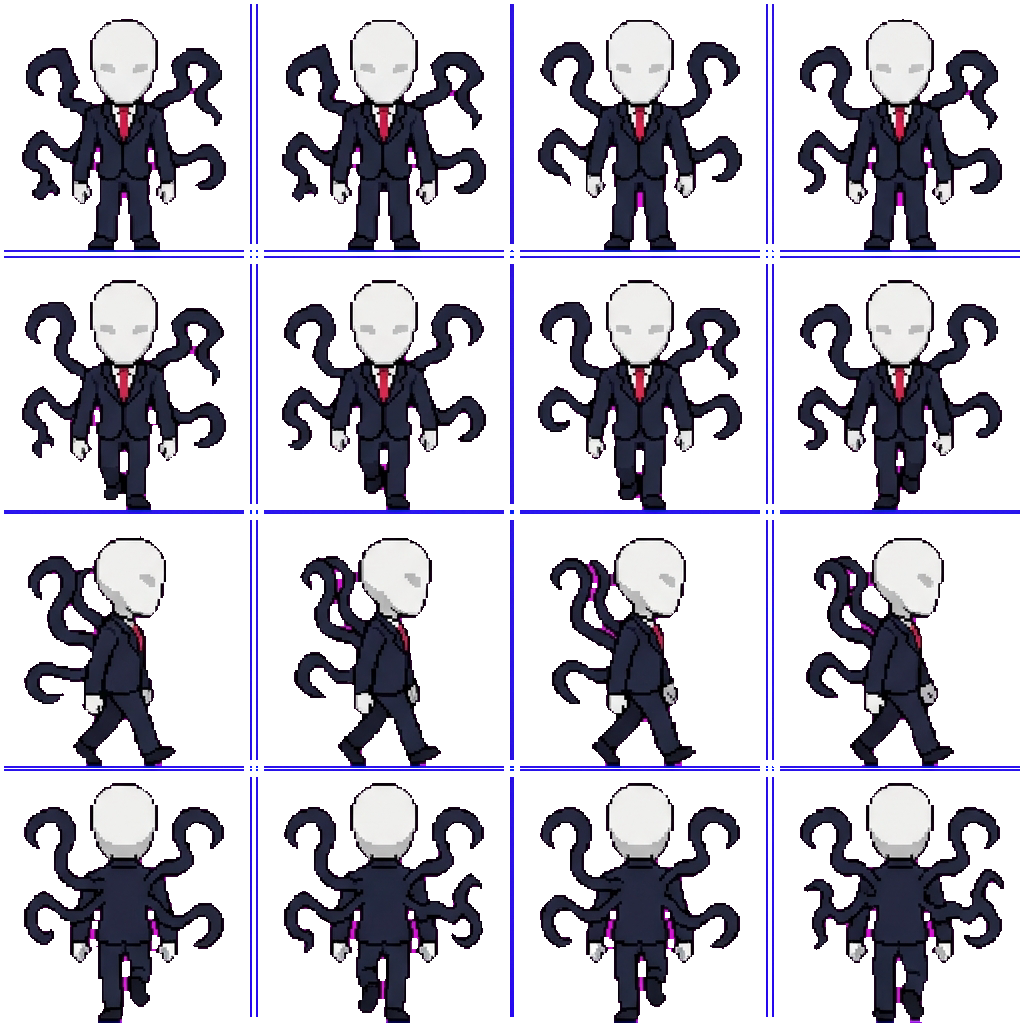 Slenderman movement sprite