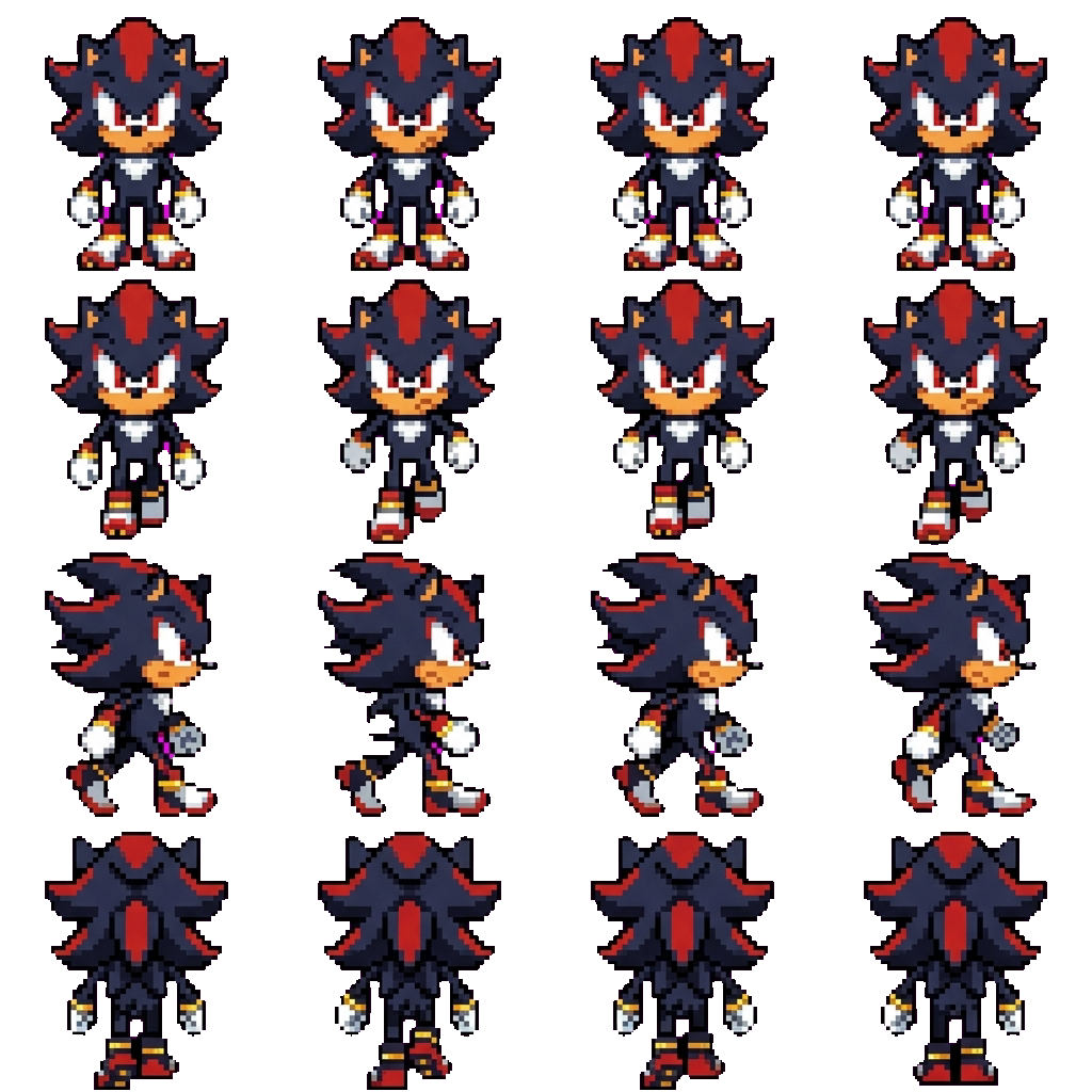 Shadow movement sprite