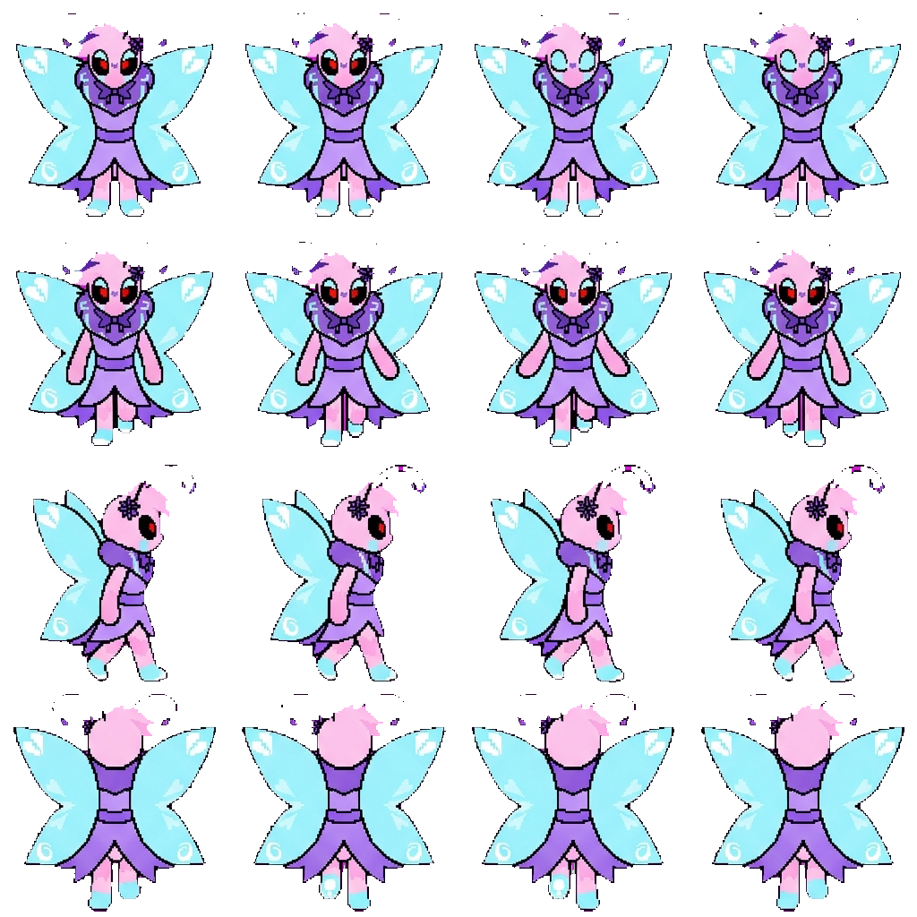 Flutter.exe movement sprite